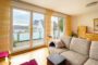 Rheinblick! 4-Zimmer-Maisonette mit 2 Balkonen - das Wohnzimmer