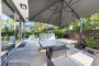 Villa Schaaffhausen: Hochwertige 4-Zimmer-Wohnung mit Garten & Whirlpool - Die Terrasse