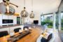 Villa Schaaffhausen: Hochwertige 4-Zimmer-Wohnung mit Garten & Whirlpool - Das Wohnzimmer